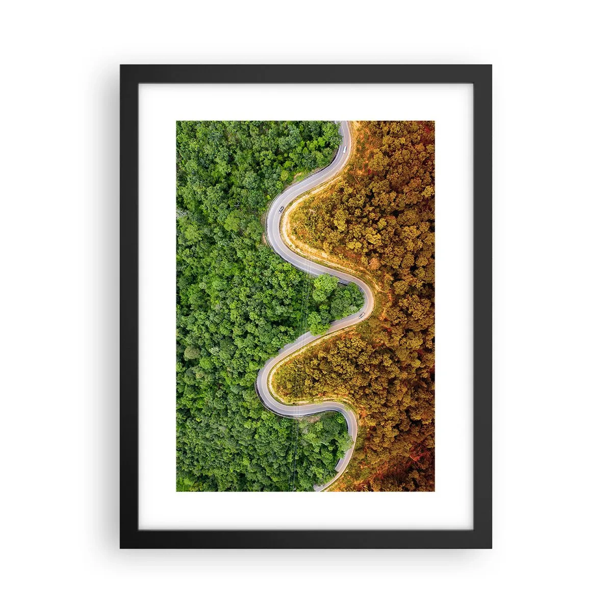 Plakat w czarnej ramie - Granice i przełomy - 30x40 cm