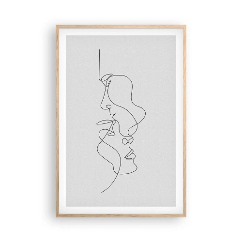 Plakat w ramie jasny dąb - Żar rzewnych żądz - 61x91 cm