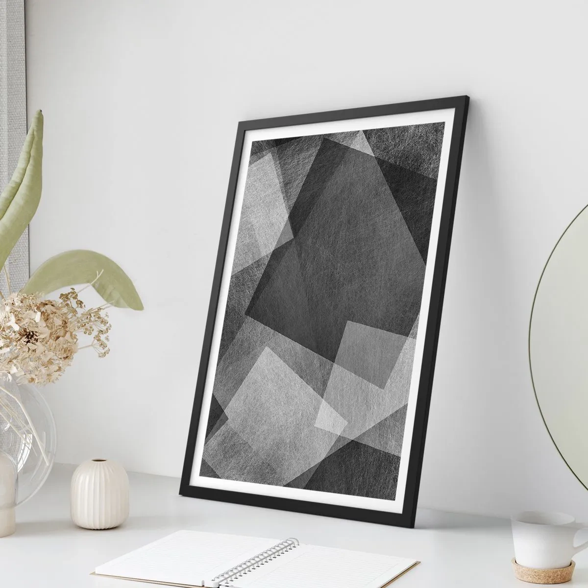 Plakat w czarnej ramie - Odwieczny symbol trwałości i porządku - 70x100 cm