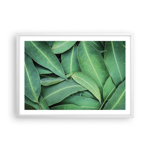 Plakat w białej ramie - Soczyste i świeże - 70x50 cm