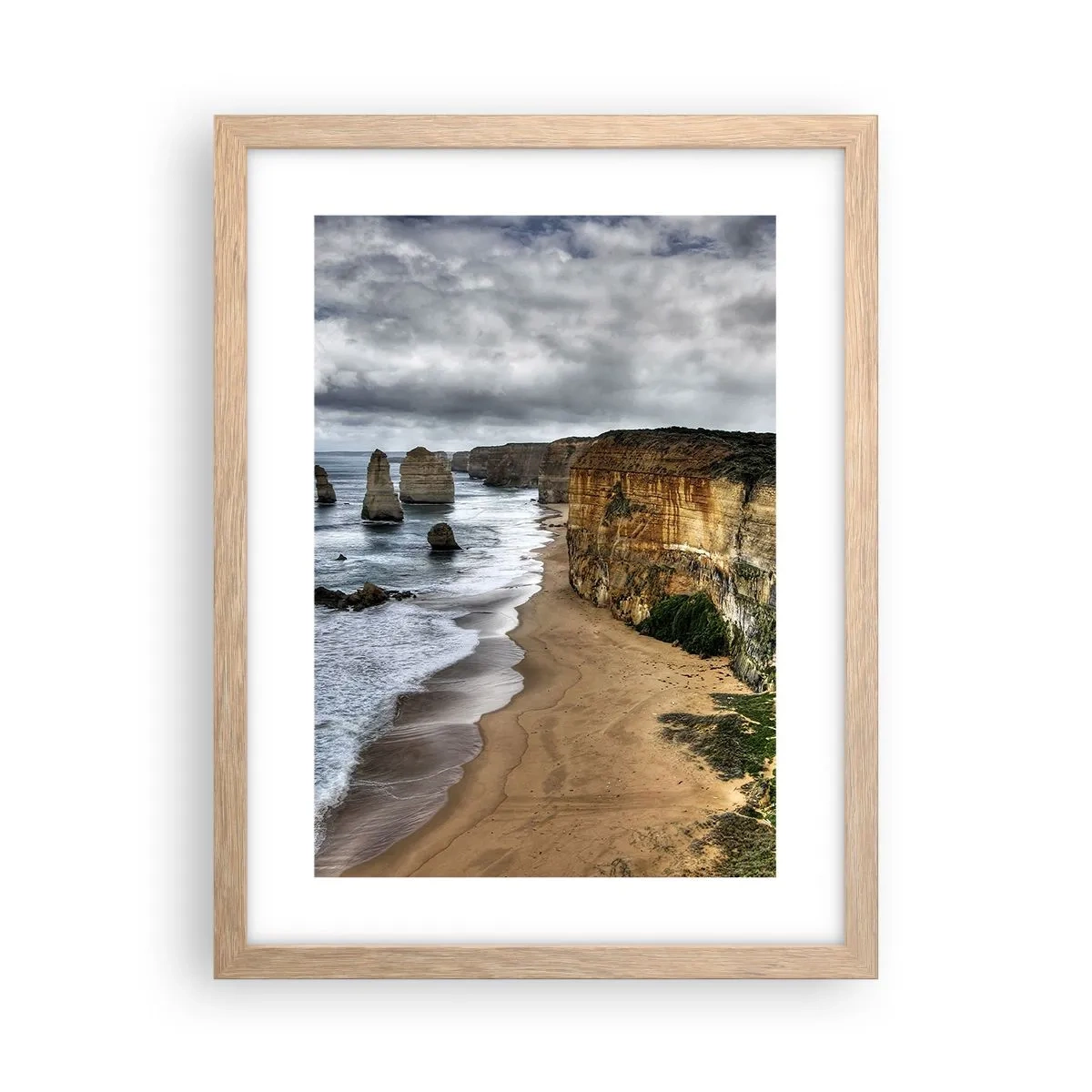 Plakat w ramie jasny dąb - Surowe piękno - 30x40 cm