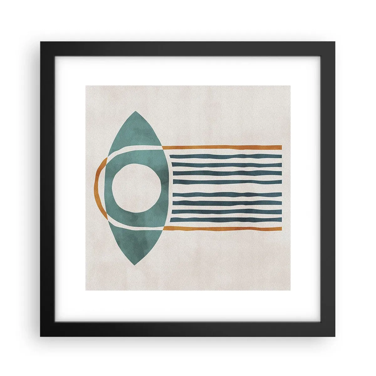 Plakat w czarnej ramie - Znaki i rytuały - 30x30 cm