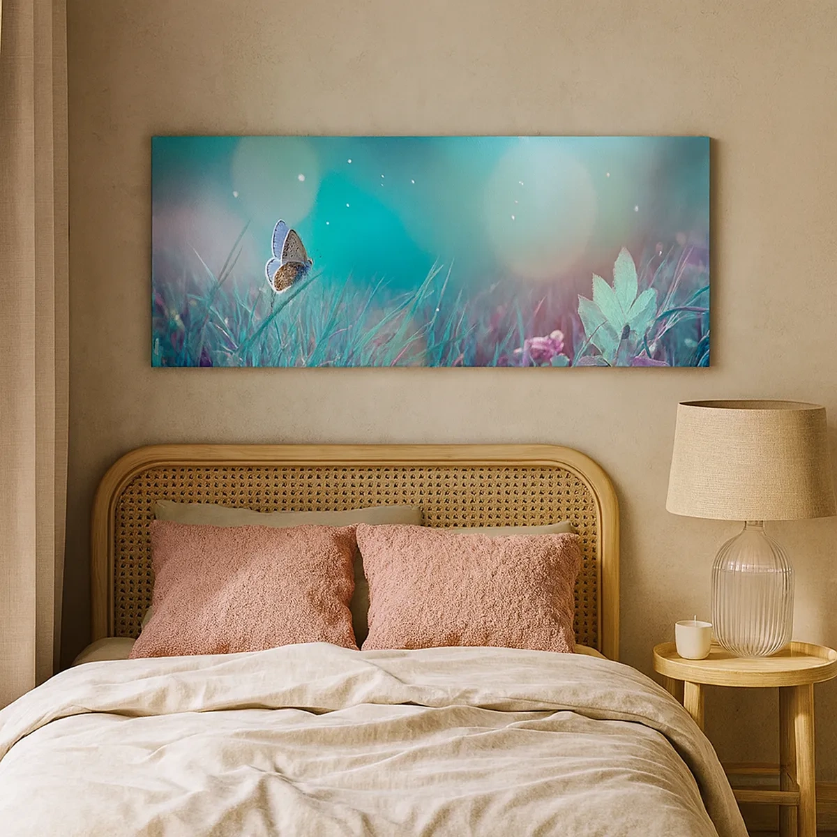 Obraz na płótnie - Sekretne życie łąki - 30x30 cm