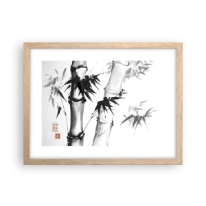 Plakat w ramie jasny dąb - Zbliżenie na orient - 40x30 cm