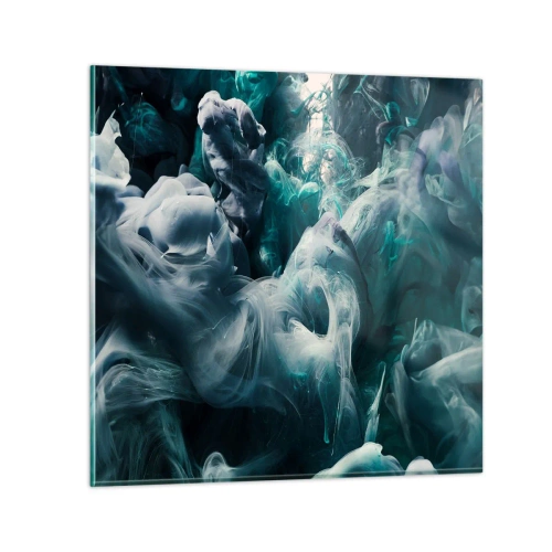 Obraz na szkle - Ruch koloru - 40x40 cm