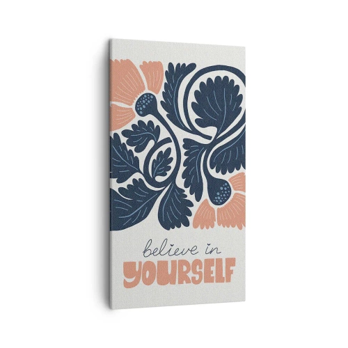 Obraz na płótnie - I ty rozkwitaj - 45x80 cm