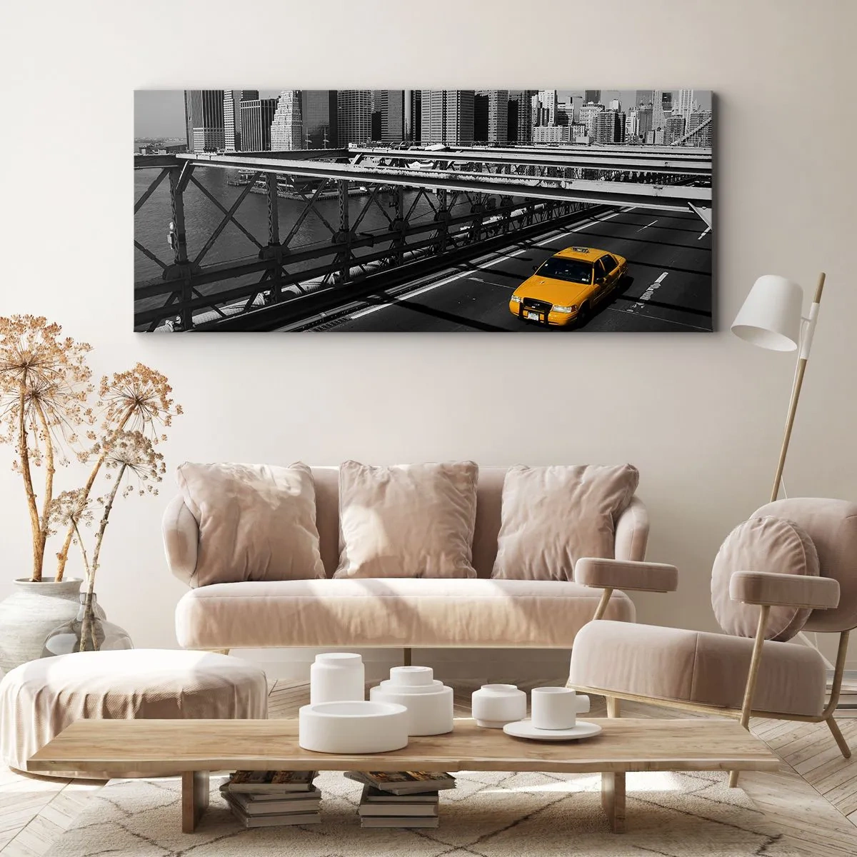Obraz na płótnie - Kolor wielkiego miasta - 100x40 cm