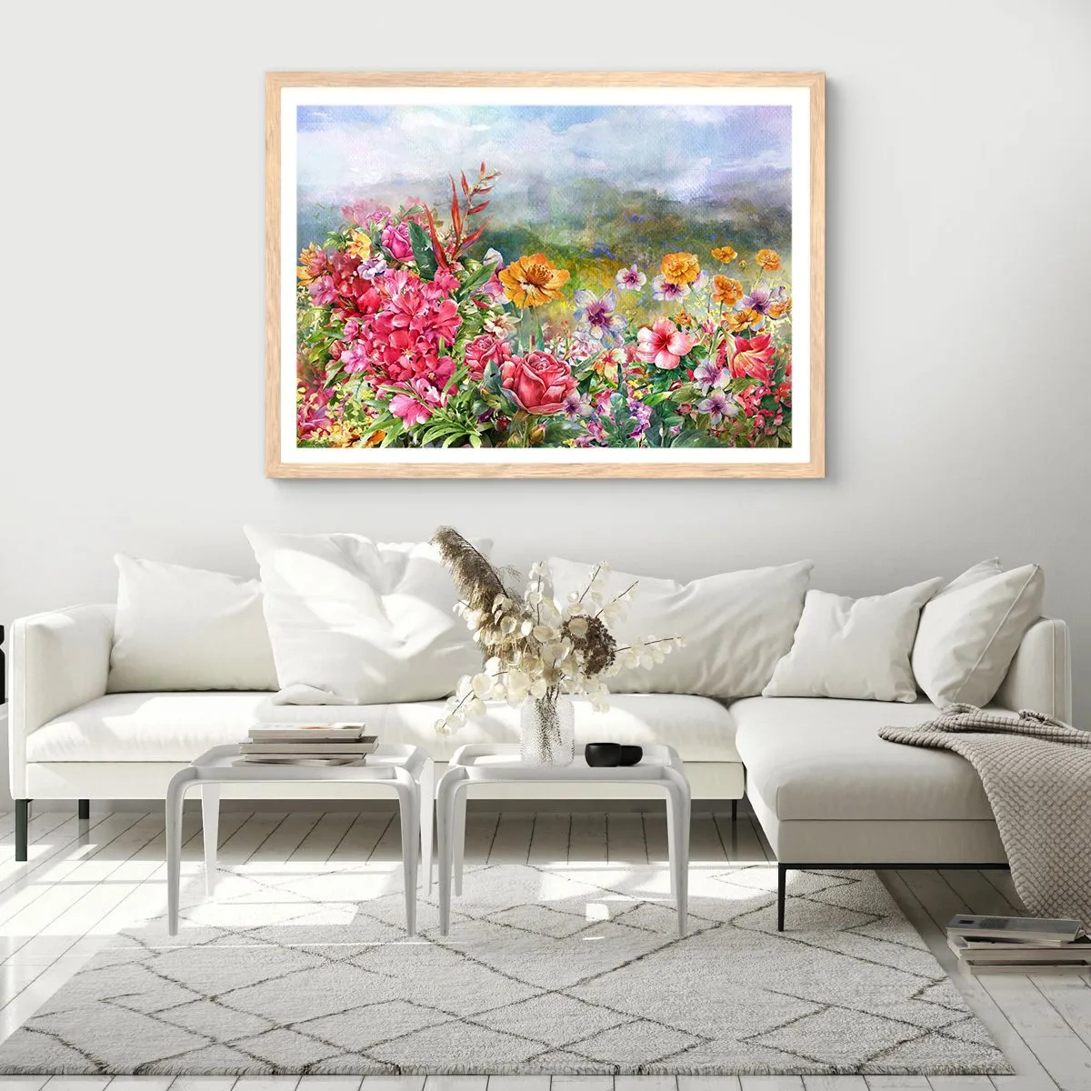 Plakat w ramie jasny dąb - Ogród, który oszalał - 40x30 cm