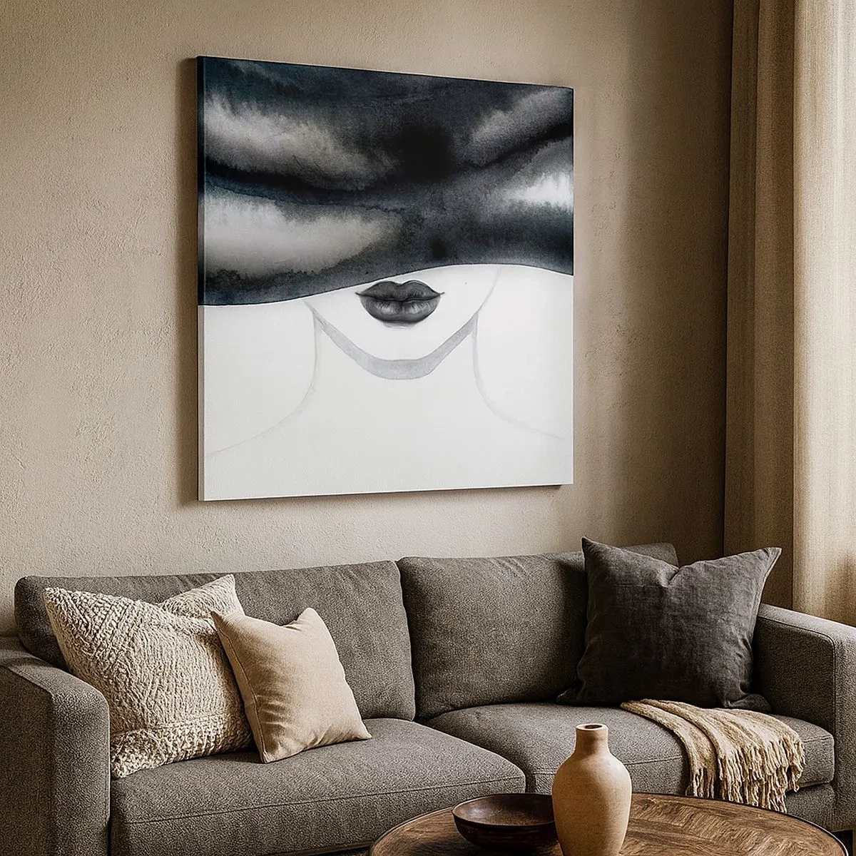 Obraz na płótnie - Zmysłowa tajemnica - 30x30 cm