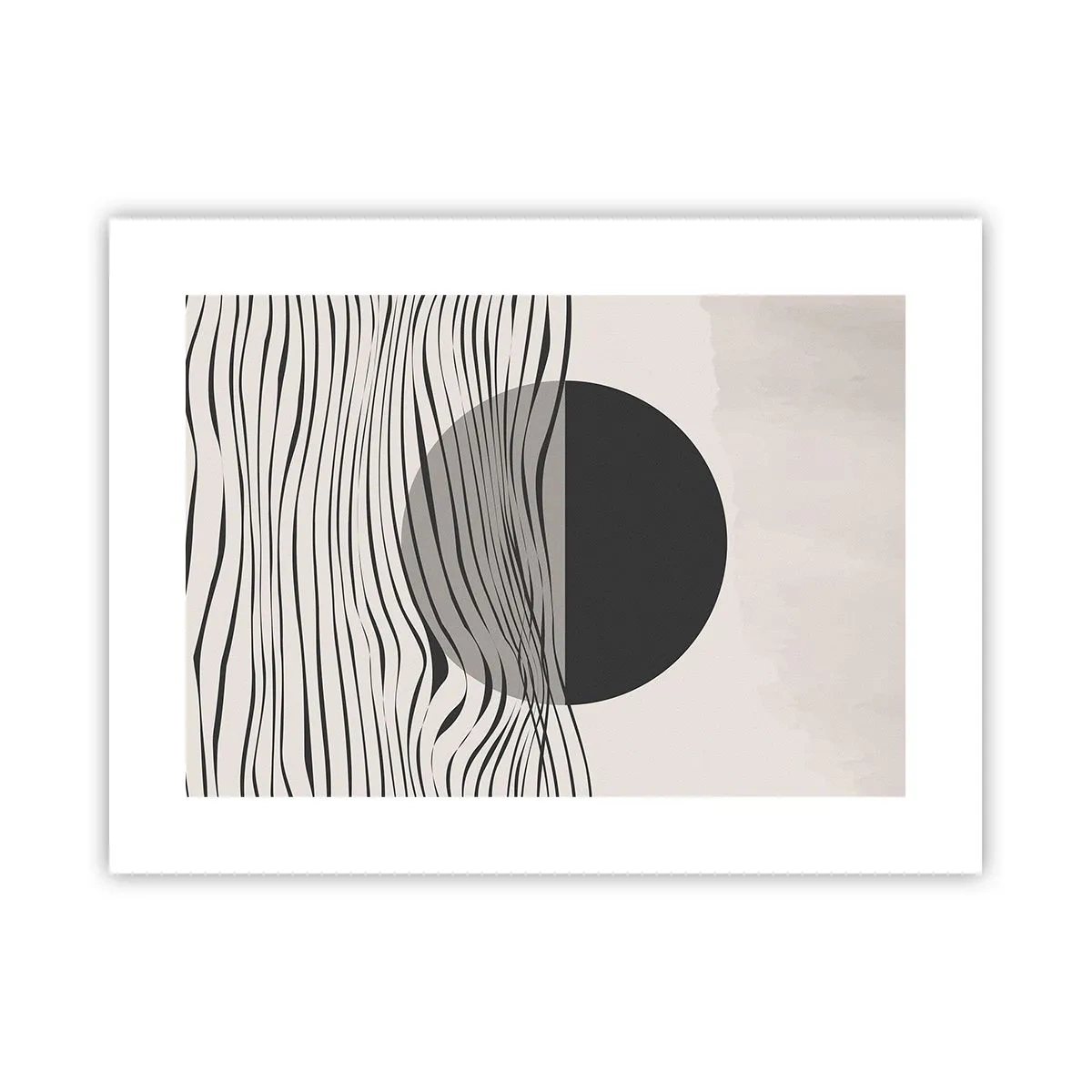 Plakat - Kompozycja połowiczna - 40x30 cm