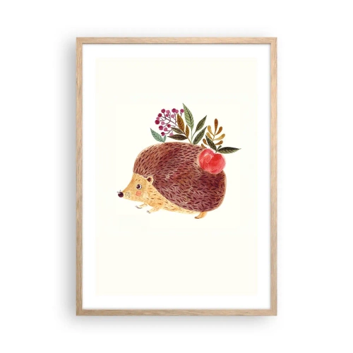 Plakat w ramie jasny dąb - I już mnie lubisz - 50x70 cm