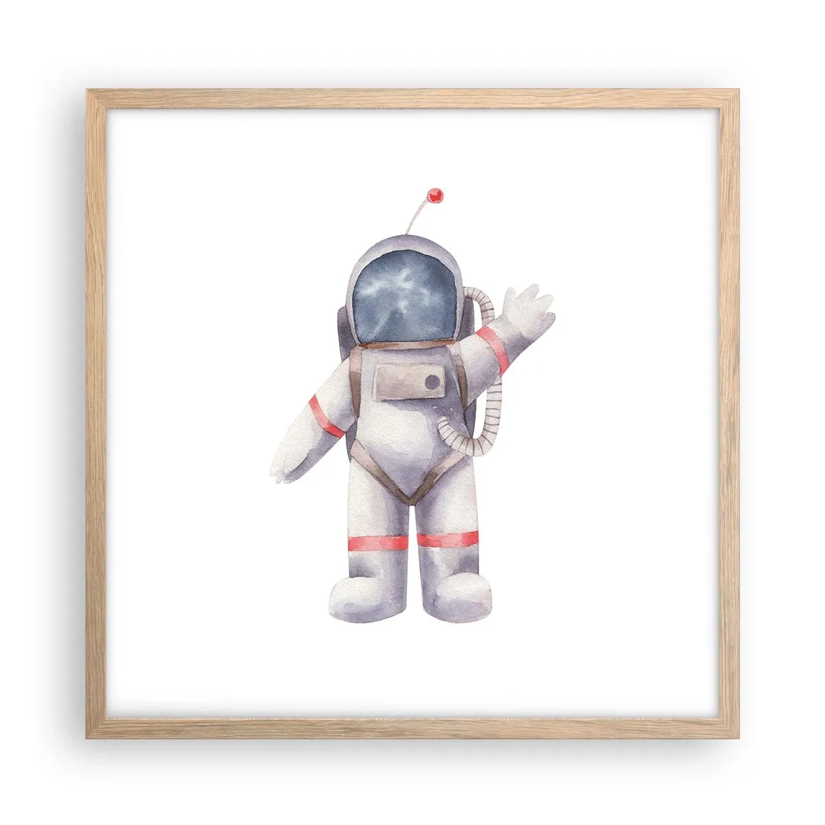 Plakat w ramie jasny dąb - To na razie! - 50x50 cm