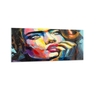 Obraz na szkle - Marzenia jak ptaki szybują po niebie - 100x40 cm