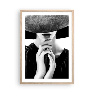 Plakat w ramie jasny dąb - Skryte piękno - 50x70 cm