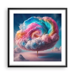 Plakat w czarnej ramie - Sen o wesołym miasteczku - 50x50 cm