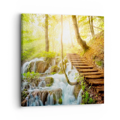 Obraz na płótnie - Upragniony chłód - 30x30 cm