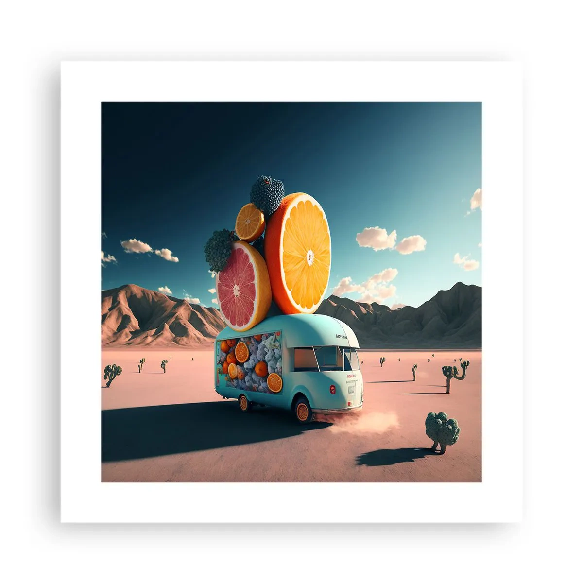Plakat - Smak wakacji - 40x40 cm