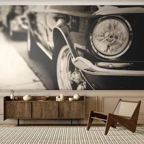 Fototapeta Premium Sand - Nieprzemijający blask - Auto, Samochód, Klasyczny - 200x140 cm