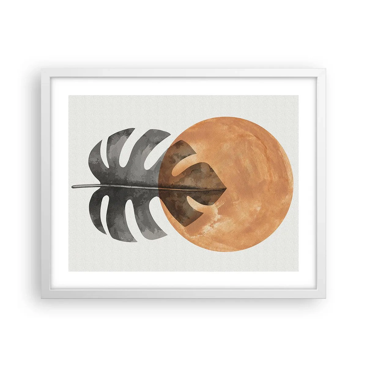 Plakat w białej ramie - Zawsze słońce - 50x40 cm