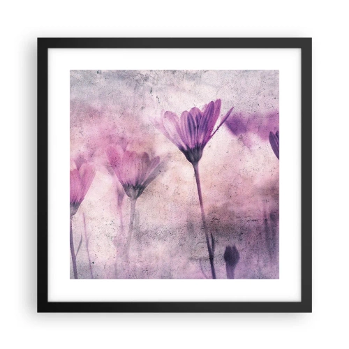 Plakat w czarnej ramie - Sen kwiatów - 40x40 cm