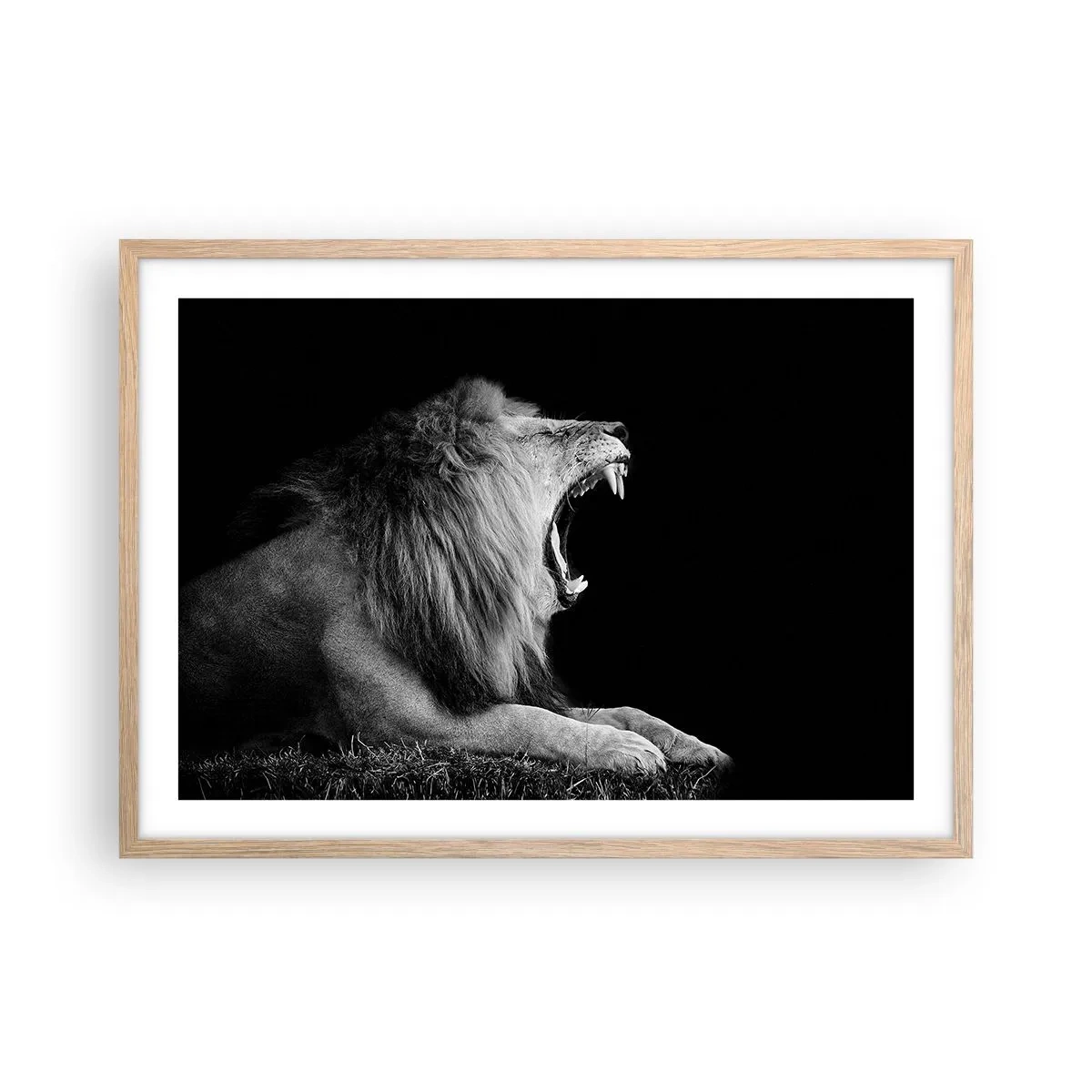 Plakat w ramie jasny dąb - Bez żadnych wątpliwości - 70x50 cm