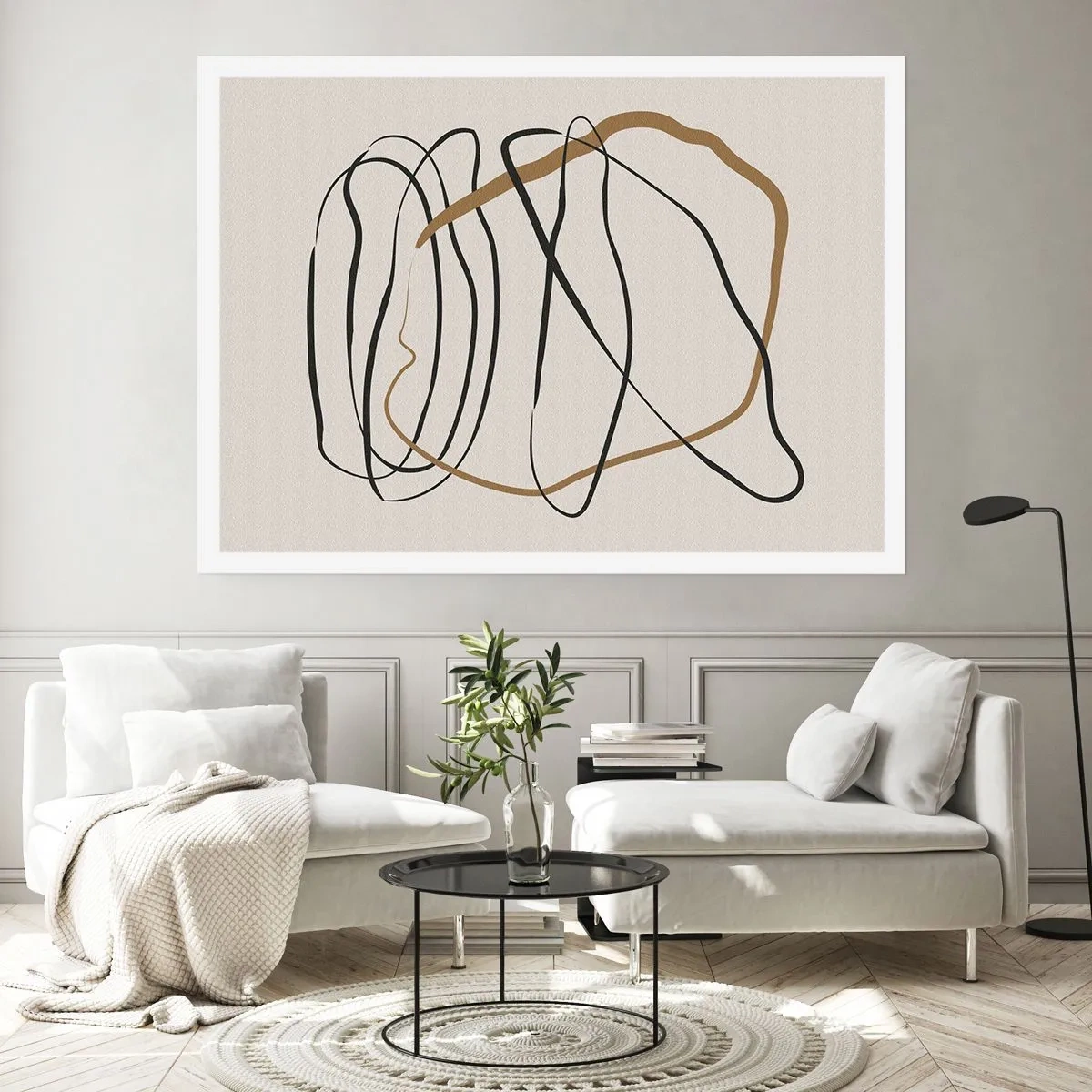 Plakat - Kompozycja – taniec opętaniec - 40x30 cm