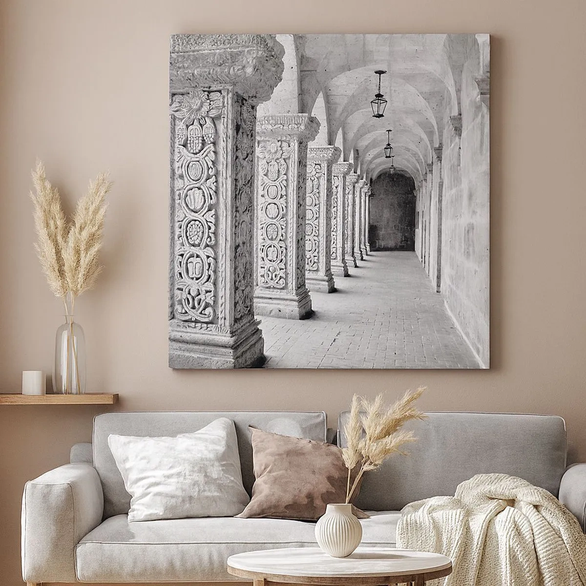 Obraz na płótnie - A dokąd to…? - 30x30 cm