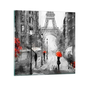 Obraz na szkle - Wszystkie drogi prowadzą do niej - 30x30 cm