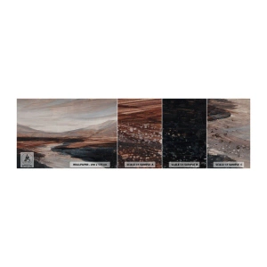 Fototapeta Próbka Samoprzylepna Deluxe Sticker -  Spokojna dolina - Pejzaż, Krajobraz, Sztuka - 100x30 cm