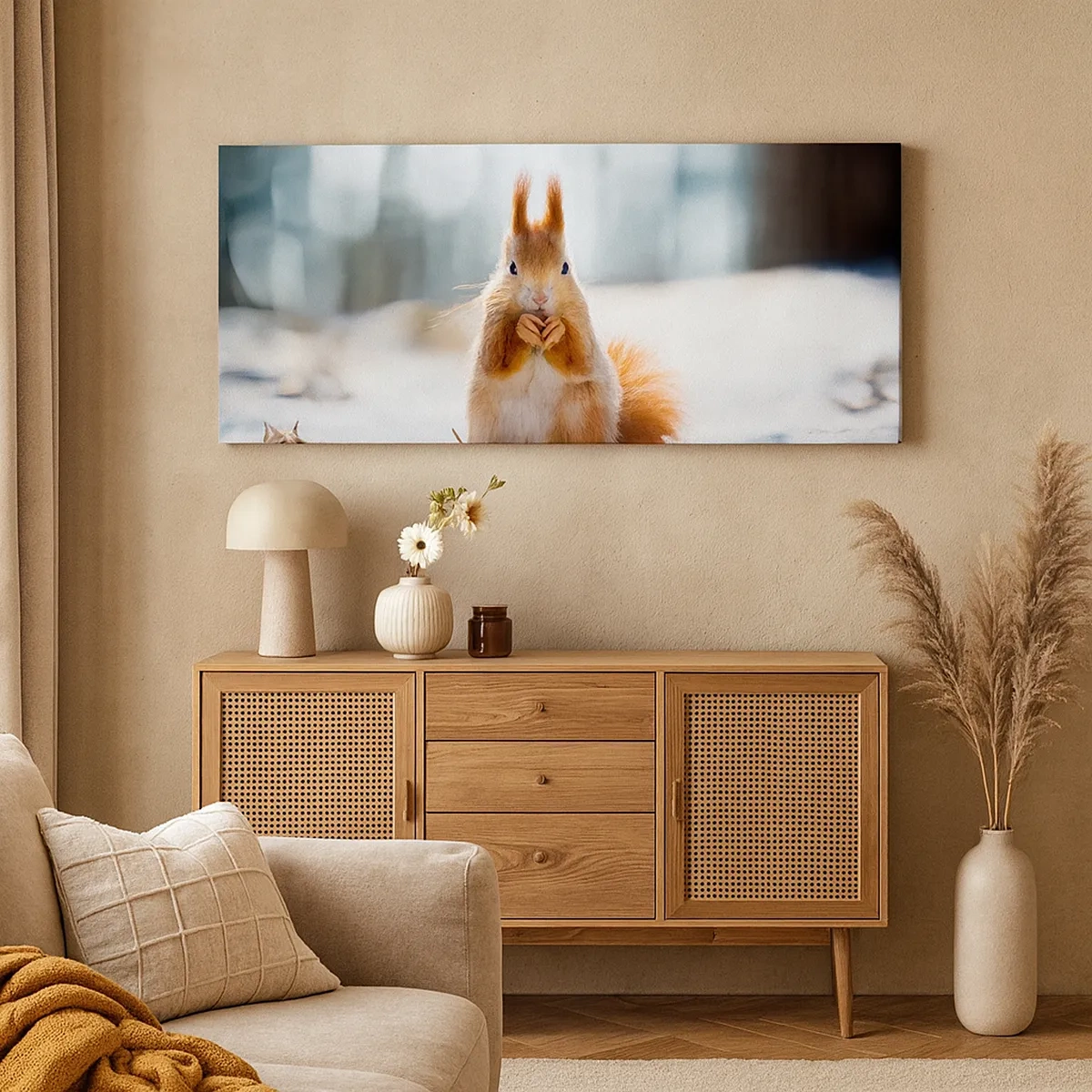 Obraz na płótnie - I co tak patrzysz? - 30x30 cm