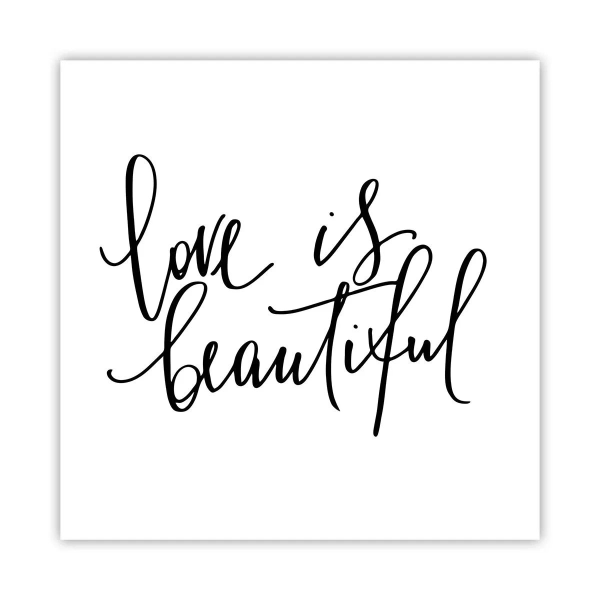 Plakat - Czytaj i powtarzaj - 60x60 cm