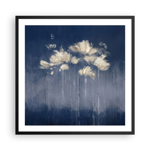 Plakat w czarnej ramie - Jak płatki na wietrze - 60x60 cm