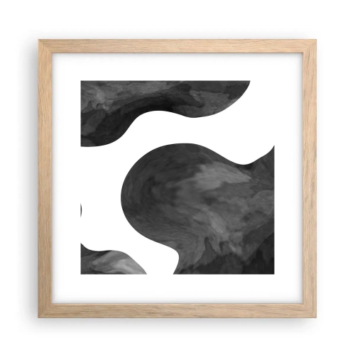 Plakat w ramie jasny dąb - Droga Mleczna - 30x30 cm