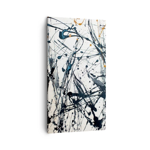 Obraz na płótnie - Abstrakcja ekspresjonistyczna - 45x80 cm