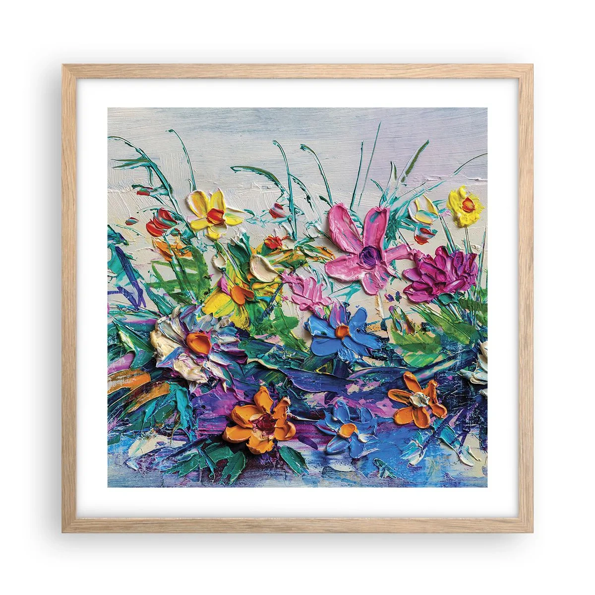 Plakat w ramie jasny dąb - Wcale nie-martwa natura - 50x50 cm