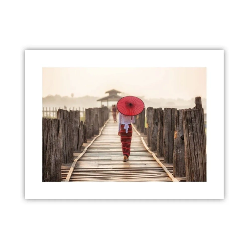 Plakat - Na starym moście - 40x30 cm