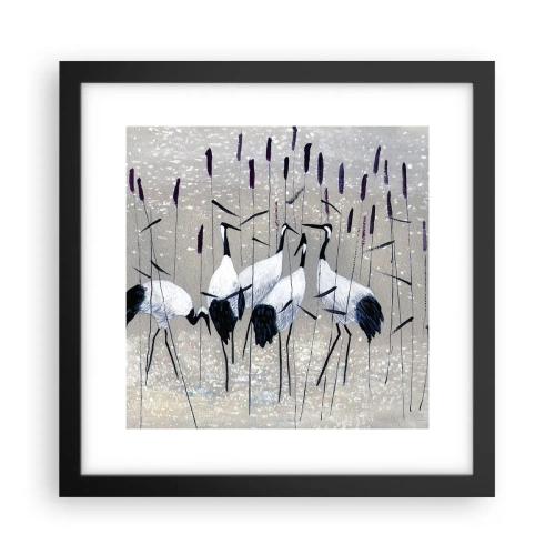 Plakat w czarnej ramie - Wśród swoich - 30x30 cm