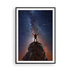 Plakat w czarnej ramie - Moc jest ze mną! - 70x100 cm