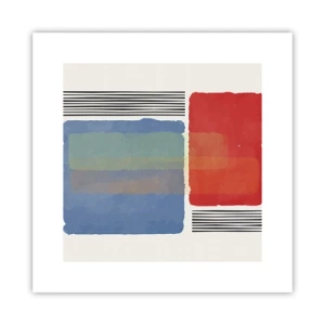 Plakat - Duch i litera geometrii - 30x30 cm