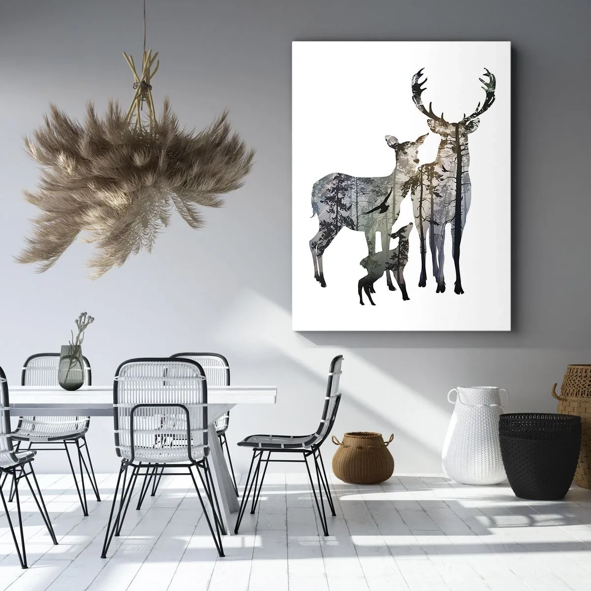 Obraz na płótnie - Rodzinna fotografia - 55x100 cm