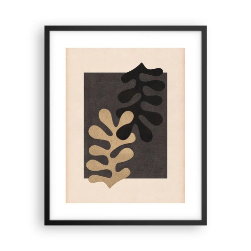 Plakat w czarnej ramie - Brak i dopełnienie - 40x50 cm