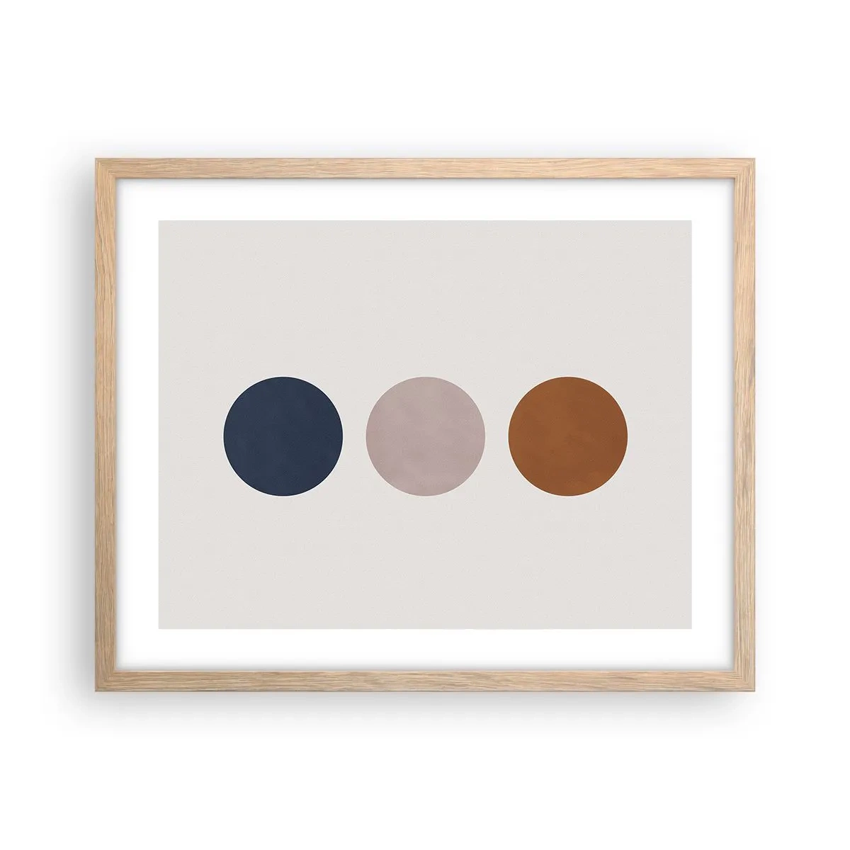 Plakat w ramie jasny dąb - Symbol doskonałości - 50x40 cm