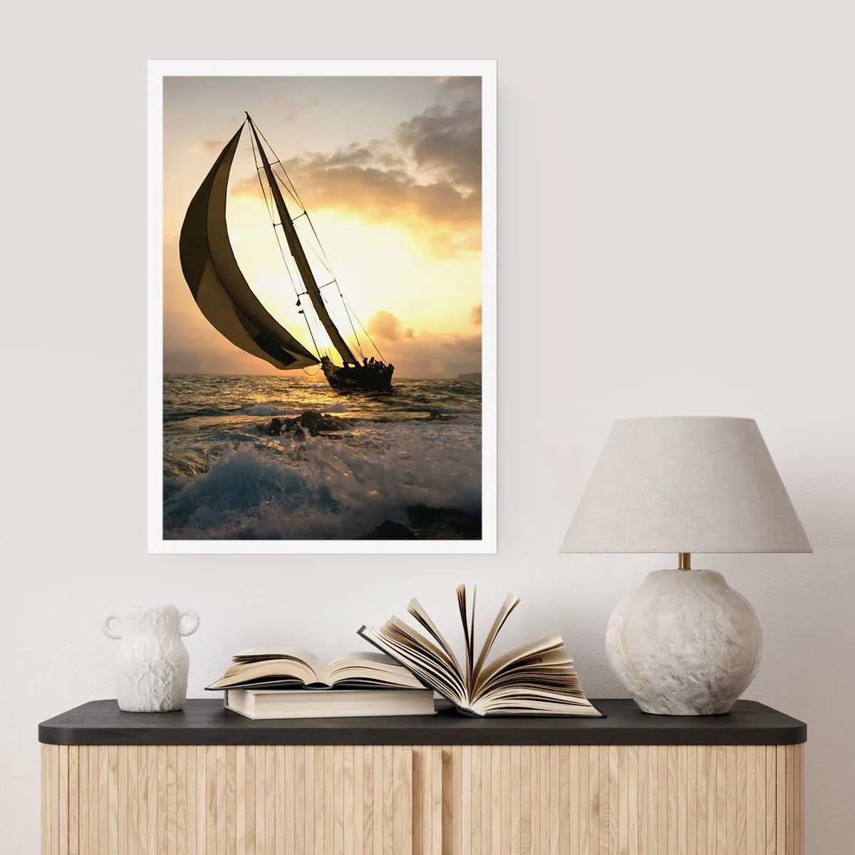 Plakat - Z wiatrem i pod wiatr - 30x40 cm