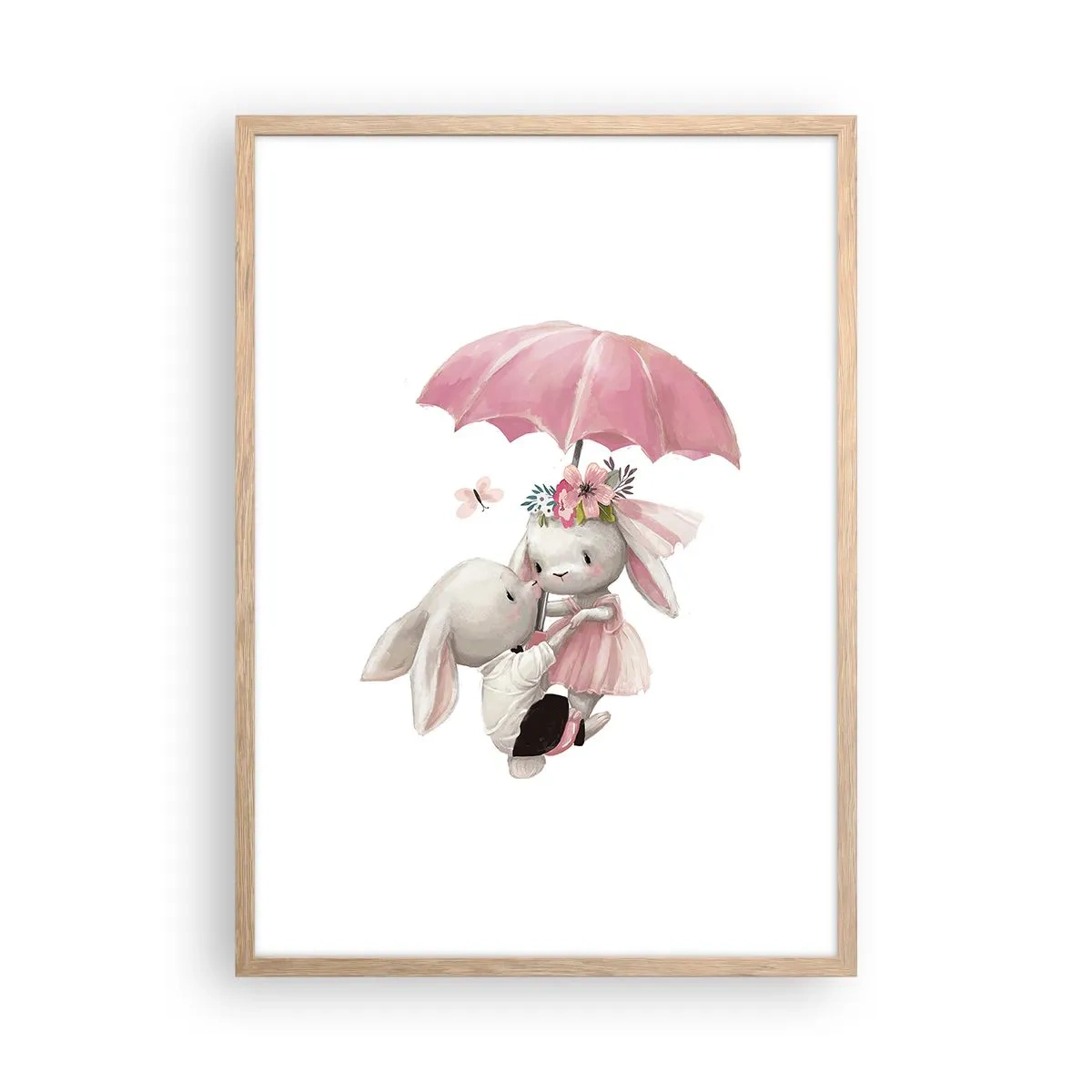 Plakat w ramie jasny dąb - To właśnie miłość - 50x70 cm