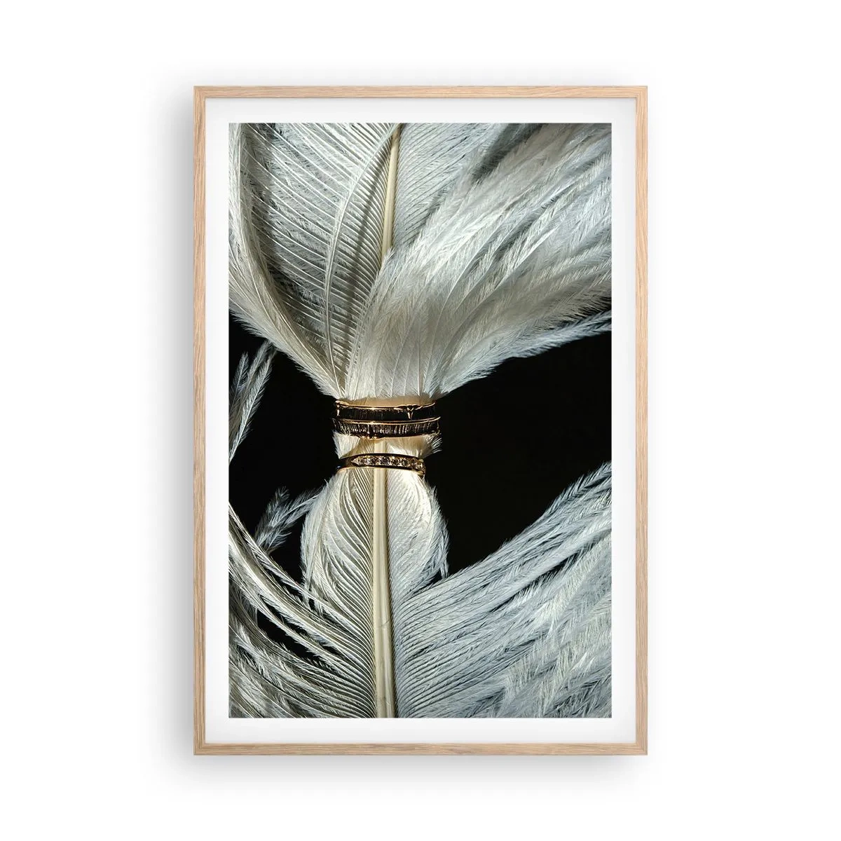 Plakat w ramie jasny dąb - ...i nie opuszczę Cię… - 61x91 cm