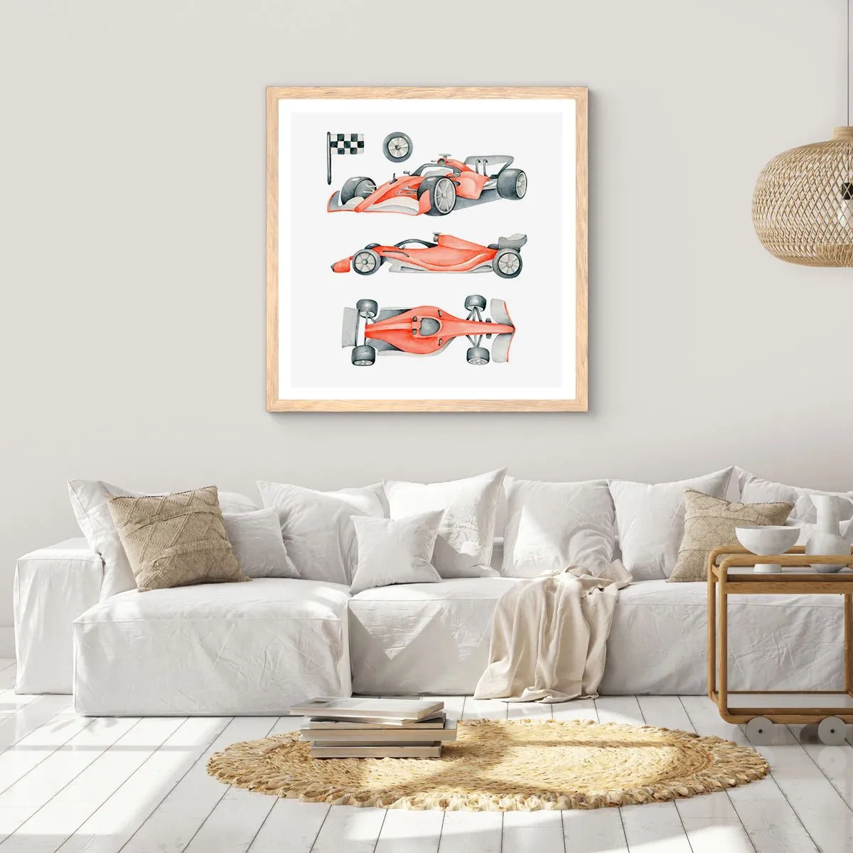 Plakat w ramie jasny dąb - Doścignąć marzenie - 60x60 cm