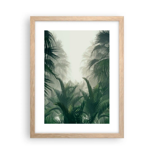 Plakat w ramie jasny dąb - Tropikalna tajemnica - 30x40 cm