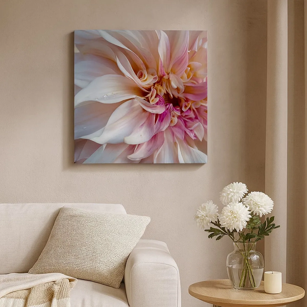 Obraz na płótnie - Kwitnąca świeżość - 30x30 cm