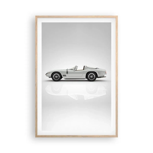 Plakat w ramie jasny dąb - Obietnica zabawy - 61x91 cm