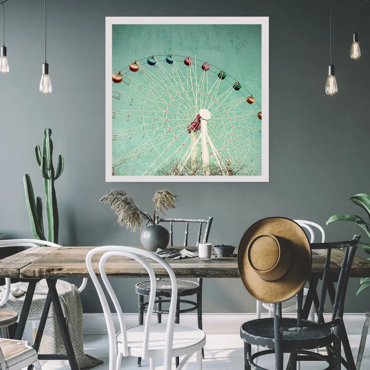 Plakat - Zapraszamy do zabawy - 50x50 cm